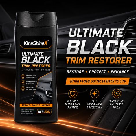 KineShineX Autopflegecreme für Kunststoffteile: Repariert vergilbte und alternde Innenraumteile, pflegt und poliert, regeneriert und erhält die Karosserie. (1/5)