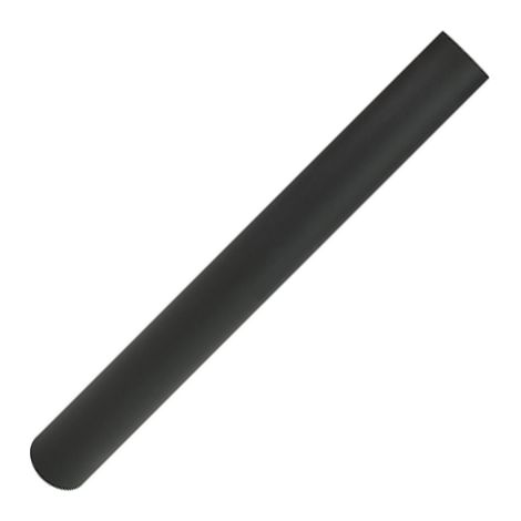 Siphonrohr 32 mm schwarz, Länge 350 mm (1/2)
