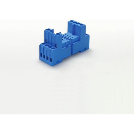 Support 10A 250V série 5532 5534 bleu étrier métallique à cage FINDER 94842SMA