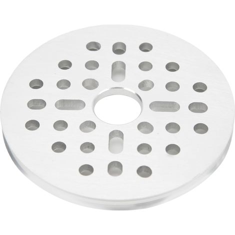 Poulie de courroie ronde en alliage d'aluminium, fixation par bride, 14mm d'alésage, roue d'entraînement PD 64mm, fonctionnement silencieux. (1/5)