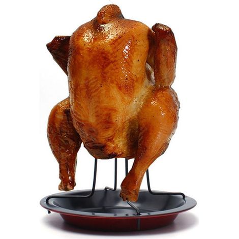 Hähnchengrill – Edelstahl – Höhe 19 cm – Ofenfest – Für den privaten und gewerblichen Gebrauch – 1 Stück (1/5)