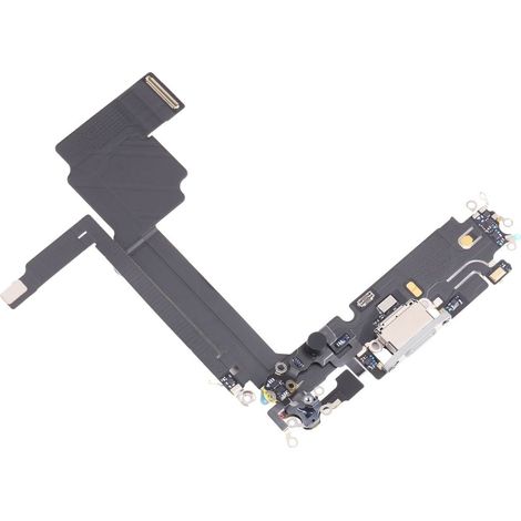 iPhone 15 Pro Max Original Charging Port Flex Cable - White