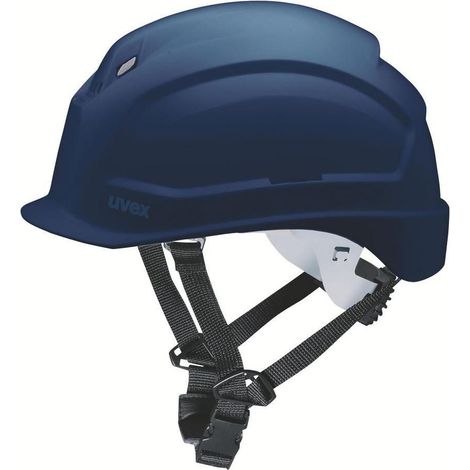 UVEX Schutzhelm pheos S-KR 9772 kurzer Schirm Drehrad blau (1/5)