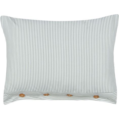 Throw Cushion SEBRINE 40 x 60 cm Mint Green Striped