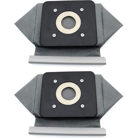 Lot de 2 sacs d'aspirateur lavables en tissu non tissé pour Philips Electrolux LG Haier Samsung 11 x 10 cm (1/5)