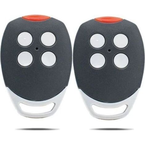 Lot de 2 télécommandes pour porte de garage Ditec GOL4C, ZEN2C, ZEN4C Crezuo-Chrom (1/4)