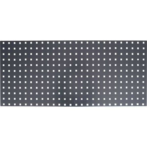 STIER Lochplatte für Werkstattwand, 1000x450mm, anthrazitgrau (1/5)