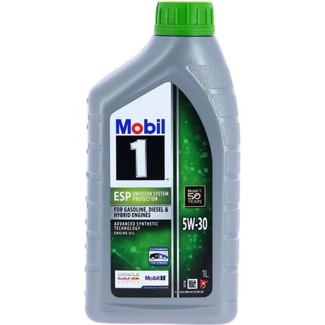 Motoröl 5W-30 ESP Synthese - MOBIL 1 - Formula-P - Kanister 1L - Benzin & Diesel - Reinigend