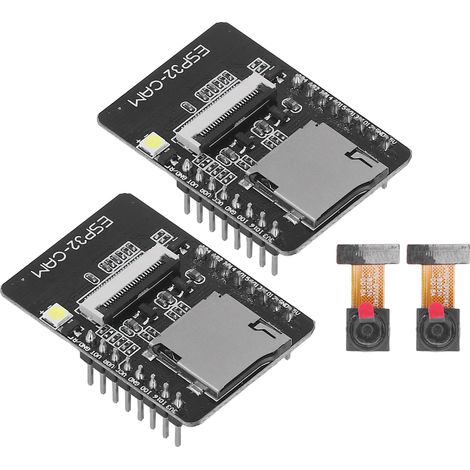 2 Stück ESP32 CAM-Entwicklungsmodul WiFi Bluetooth 2-in-1 Kameraplatine Elektronisches Bauteil (1/5)