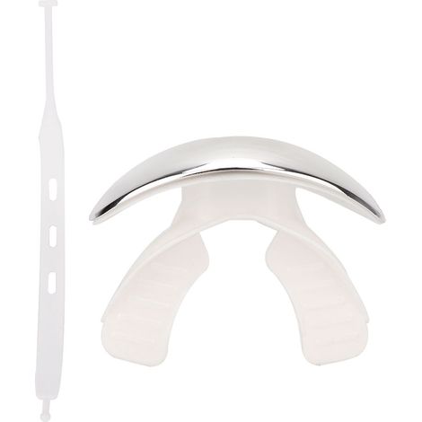 Protège-dents sport Battle Silver, coque dentaire de boxe, protège-gencives pour sports de balle, équipement de protection buccale argenté (1/5)