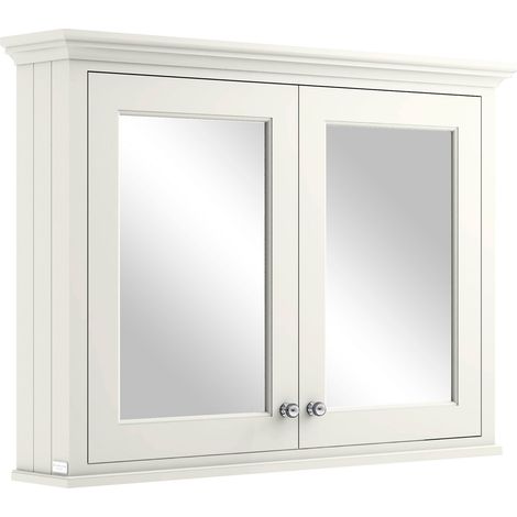 Bayswater Pointing White Bathroom Cabinet 750mm High x 1050mm Wide (1/4)