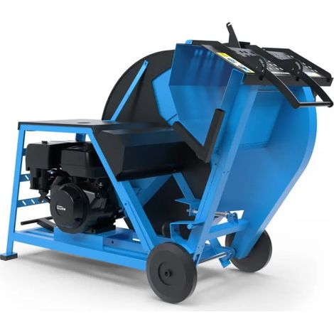 Scie à bûches thermique 4,9 kW – Lame carbure 700 mm – Capacité de coupe 250 mm – Construction acier robuste – Guede