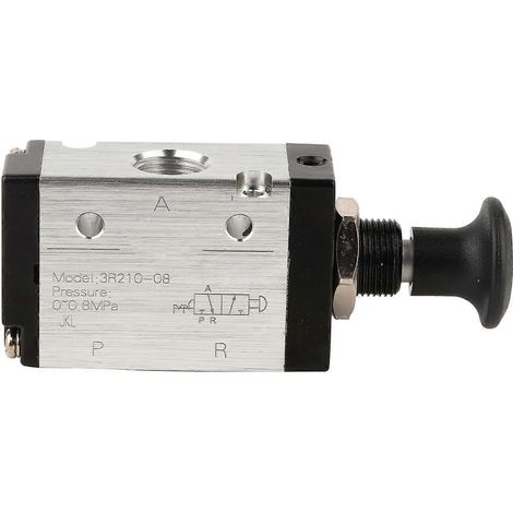 Électrovanne 3 voies à 2 positions 3R210-08 avec actionnement par levier manuel pneumatique