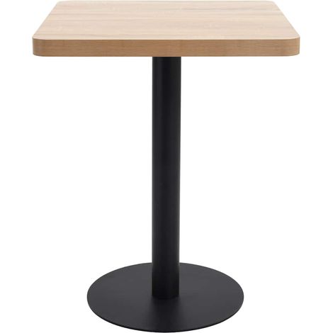 Maison Exclusive - Tavolo da Bistrot Marrone Chiaro 60X60 cm in MDF (1/5)