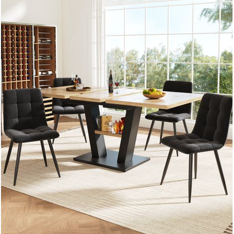 Esstisch Küchentisch ausziehbar 118 bis 157 cm OKMYHOME (1/5)