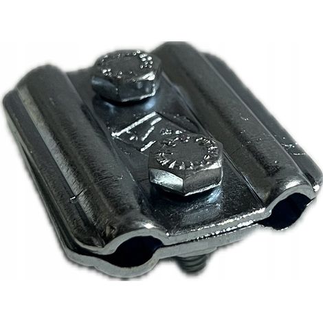 Conector de paso de protección contra rayos, acero galvanizado (1/3)