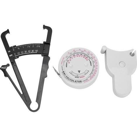 Ruban à Mesurer Rétractable pour le Tour de Taille - Calibreur de Graisse Corporelle et Outil de Suivi de Perte de Poids (1/5)
