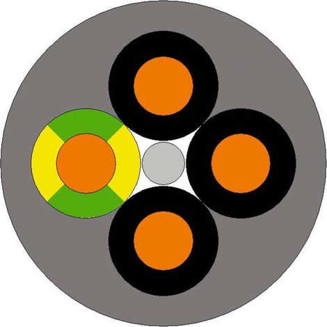 LAPP ÖLFLEX® CLASSIC 110 Cavo di controllo e comando 3 G 1.50 mm² Grigio 1119303/50 50 m (1/2)