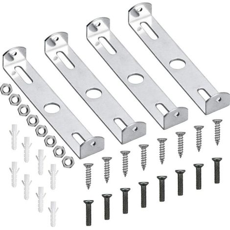 4 Pièces Plaque de Suspension pour Plafonnier 95mm Plafond Pendentif Support de Lumière avec Vis Accessoires pour Bureau À Domicile Plafond Éclairage (1/5)
