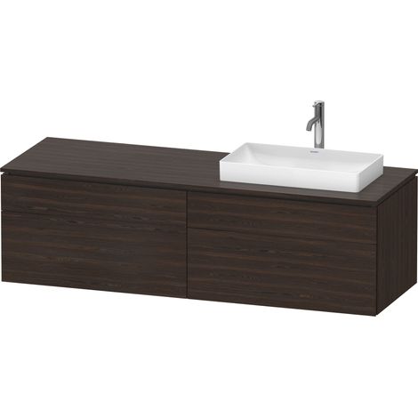 Lavabo de consola Duravit L-Cube, suspendido, incluye placa de