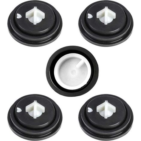 Lot de 5 rondelles à membrane pour soupape de chasse d'eau, membranes pour soupape à flotteur, réparation facile de la chasse d'eau (1/4)