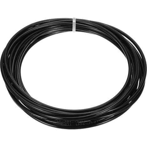 Pneumatic Hose 5/32 OD 16.4ft, 4mm OD 2.5mm ID PU Tube for Air Compressor Fitting or Fluid Transfer, Black (1/5)