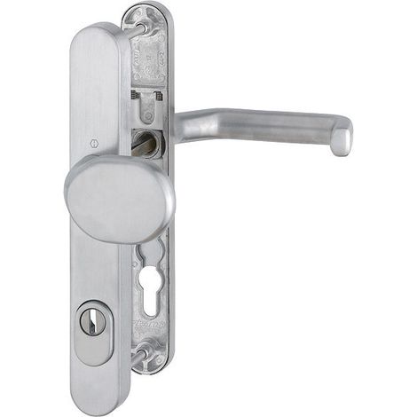 HOPPE® Schutz-Wechselgarnitur mit Schmalschild Liverpool E86G/3359ZA/3357N/1313G, Edelstahl, 2903561 (1/5)