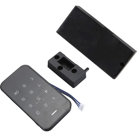 Kit de verrouillage électronique pour armoire, serrure à clavier tactile numérique, verrouillage de sécurité sans clé pour armoire, sauna, etc. (1/5)