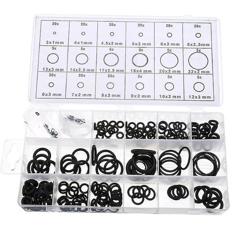 225-teiliges Dichtungsring-Set