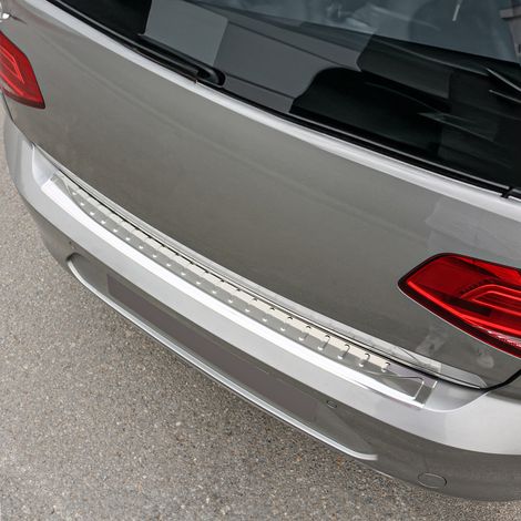 OMAC Ladekantenschutz Stoßstangenschutz für VW Passat B8 Variant 2015-2019 Pre-FL – Edelstahl Chrom (1/5)