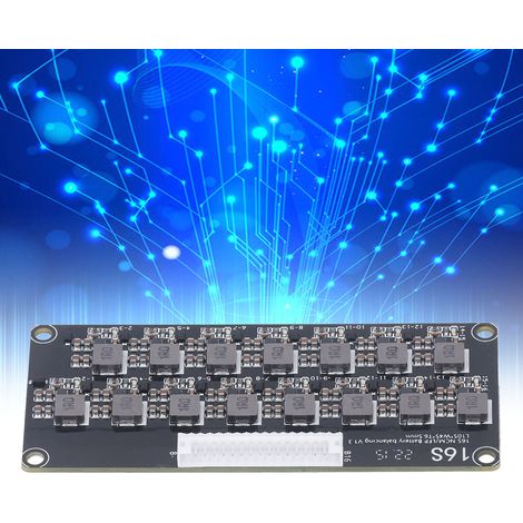 Égaliseur d'activité universel inductif pour batteries lithium-ion LiFePO4 LFP (BMS 1,2 A16 S) (1/2)