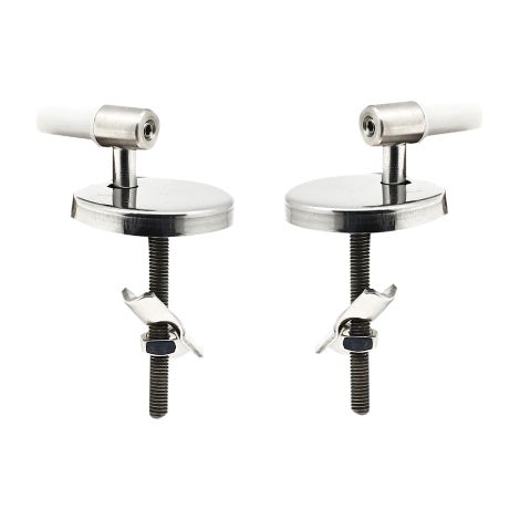 Kit charnie're de remplacement Mod. C5 pour abattants thermodurcissables Vis L. 4 cm accessoires et pie'ces de rechange pour abattants de toilettes (1/2)