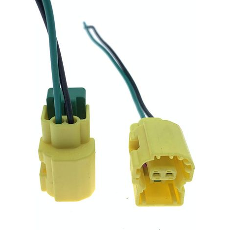 Anwendbar auf Volkswagen Audi A3/A4L/A6L New Energy Q7/Q3/Q5 Kollisionssensor-Kabelbaumstecker (grün-gelb) (1/4)