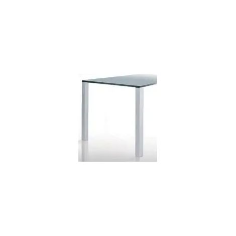 PIED DE TABLE CARRE ALUMINIUM CANNELE - CAMAR - 63870A0B4RG - Lot de 4 (1/2)