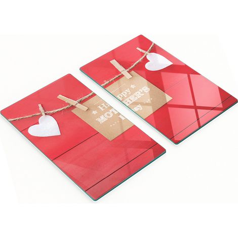 Tavole decorative multifunzionali in legno temperato per la cucina, ideali per la festa della mamma, 2x30x52 cm (1/5)