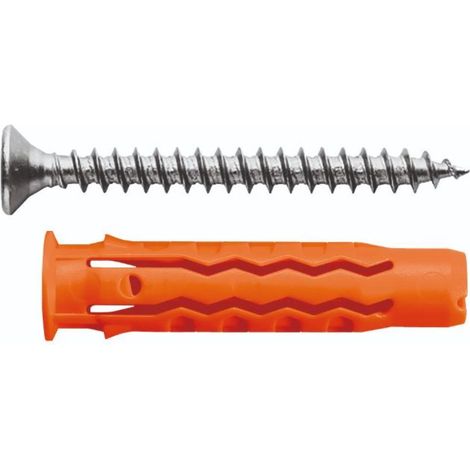 Tassello con vite mungo mq-s in nylon 6x30 100 pezzi - 1380051f