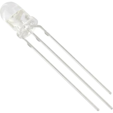 TRU COMPONENTS 1577518 LED bedrahtet  Gelb, Grün Rund 5 mm 2200 mcd, 2650 mcd 35 ° 20 mA