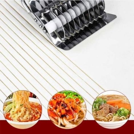Coupe-pâtes manuel 2 en 1 : coupe et fouet pour spaghettis – Machine à pâtes compacte (1/4)