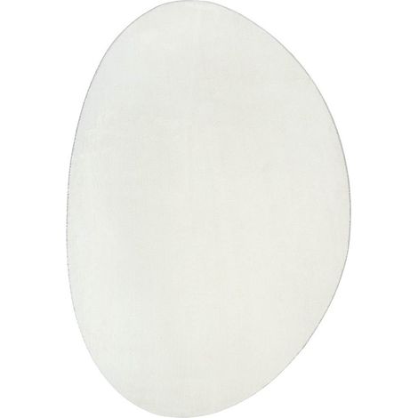 Teppich HUARTE Creme 160 x 230 cm Polyester vidaXL