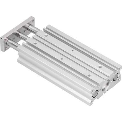 Vérin pneumatique double effet tige guidée aluminium MGPM20-125Z avec palier lisse (1/5)