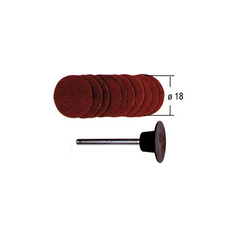 Proxxon – Lot de 10 disques abrasifs 125mm – Grain 120/150 – Pour meuleuse – Ultra-flexibles pour bois et métal (1/5)