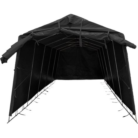 Fornorth Zeltgarage 2x3m, schwarz