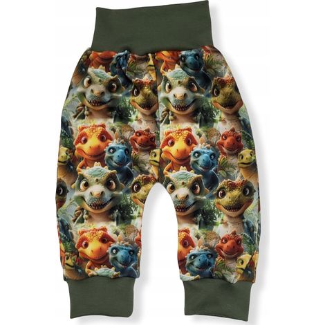 Pants 116 – bequeme Kindershorts für den Kindergarten mit Dinosauriermotiven (1/5)