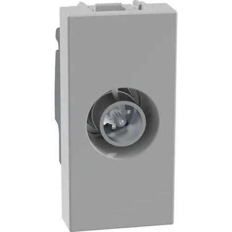 BTICINO JG4202P14 - Presa coassiale passante attenuazione 14dB Grigia - Matix Go