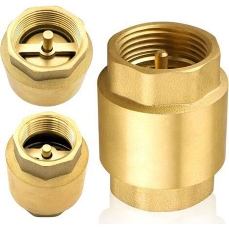 Clapet anti-retour en laiton 1/4 pouce avec filetage femelle, DN32 universel, double face (1/5)