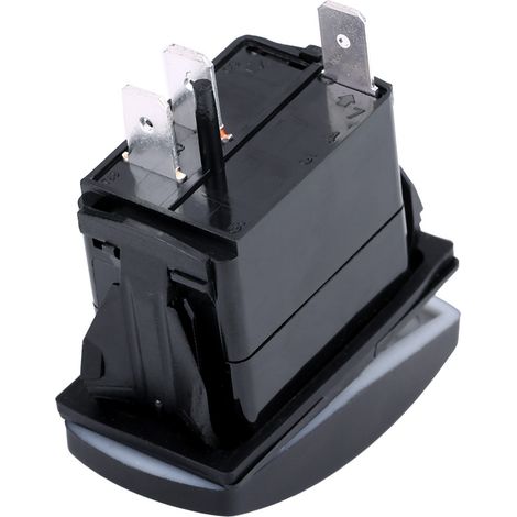 Interrupteur à bascule 3 broches 12V-24V pour klaxon, voiture, camping-car, bateau, marine, bouton marche/arrêt, commutateur rocker (1/5)