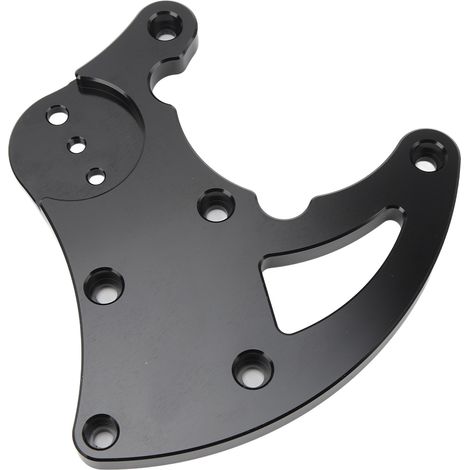 Hochstabile Klimakompressorhalterung, Ersatzteilset für Chevy LS LS1 LS2 LS3 LS6 Vortec LQ, schwarz, hochmontiert, robust (1/5)