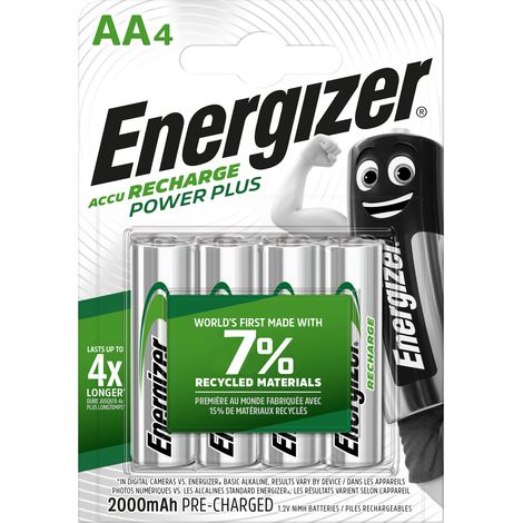 Energizer PILA RICARICABILE POWER PLUS STILO 4 PZ.