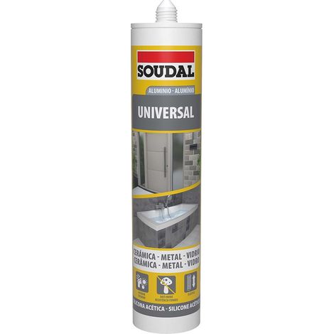 SOUDAL Silicone universale in alluminio 280ml 115924