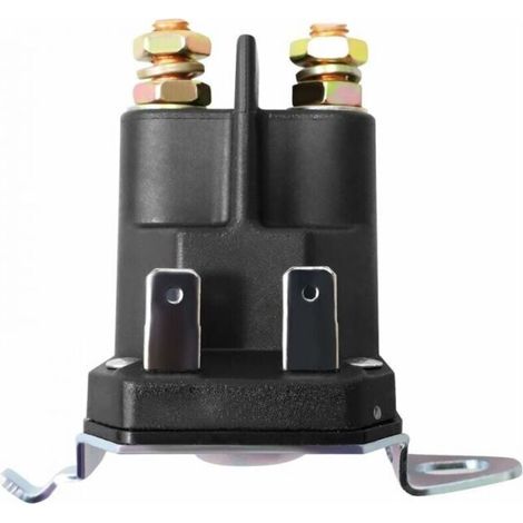 Relais de solénoïde de démarreur 12V – Compatible tondeuses, motoneiges, voiturettes de golf – 4 bornes – Remplace 862-1241-211-12 - 532192507